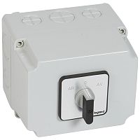 Переключатель для трехфазного электродвигателя - реверс PR 40 - 5 контактов - в коробке 135х170 | код 027784 |  Legrand